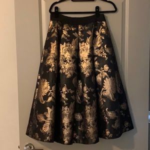 White House black Market floral skirt.